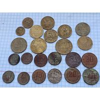 Монеты СССР до 1958 с рубля, без мц