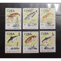 Куба. 1975 год. Фауна. Промысловые рыбы (27)