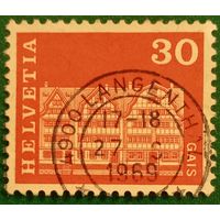 Швейцария 1968. Деревенский дом в Гайсе