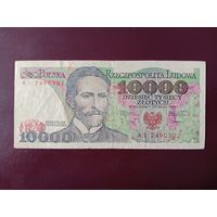 Польша 10000 злотых 1988