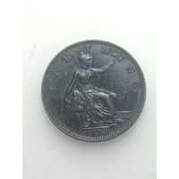 Великобритания фартинг  1933 года .
