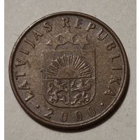 Латвия 2 сантима, 2000 (14-3-19)