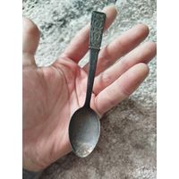 Старая чайная ложечка,мельхиор,клеймо