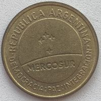 Аргентина 50 сентаво 1998 г. Mercosur. Меркосур - общий рынок стран Южной Америки