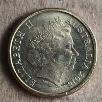 Австралия 2 доллара 2016 г., XXXI летние Олимпийские Игры, Рио-де-Жанейро 2016 /черное кольцо/, UC# 120