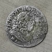 6 грош(1684г.) Пруссия.Серебро.