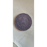 Индия 2 рупе 1999