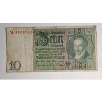 1924 год  Германия 10 марок