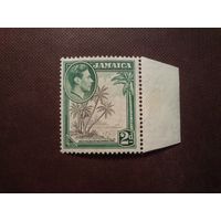 Британская Ямайка 1938/51 гг.Король Георг VI и Кокосовые пальмы в бухте Колумбус./01а/