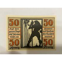 50 пфеннингов (нотгельды) 1921 г. Германия.