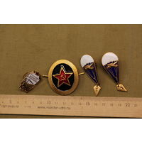 Значки одним лотом. Распродажа коллекции вещей. С РУБЛЯ! АУКЦИОН!