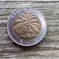 Werty71 Индонезия 1000 рупий 1996 биметалл