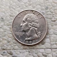 1/4 доллара (квотер) 1997(Р) года США.