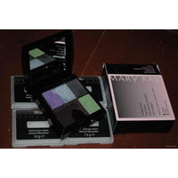 Тени-/тенюшки/-Mary Kay и футляр для декоративной косметики от Mary Kay мини - футляр новый - купила для теней, но опробовала буквально по нескольку раз каждые: виолет, сталь, уголёк и изумруд. Со сро
