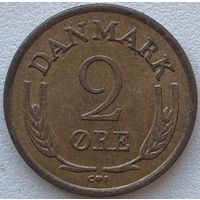 Дания 2 эре 1966 г. Бронза