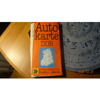 Карта автомобильных дорог ГДР