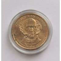 1 доллар 2008 г. Мартин Ван Бюрен. С рубля