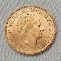 10 гульденов Нидерланды 1932г.