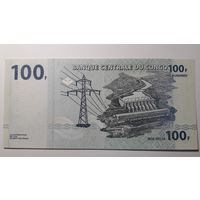 Демократическая Республика Конго, 100 франков 2013 г. Серия MD W. UNC.