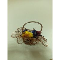 Ёлочная игрушка, корзинка, Москабель
