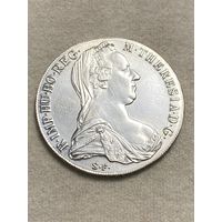 Талер Мария Терезия 1780 Рестрайк. Серебро 835 пробы.