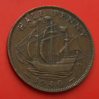 45-03 Великобритания 1/2 пенни 1940 г.