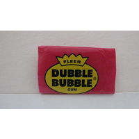 Обертка от жвачки Dubble Bubble.