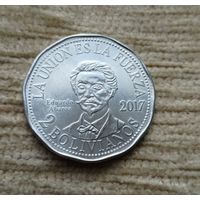 Werty71 Боливия 2 боливиано 2017 Эдуардо Абароа Блеск