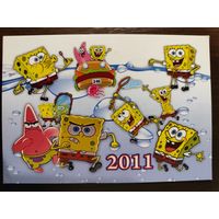 Календарик Губка Боб 2011г