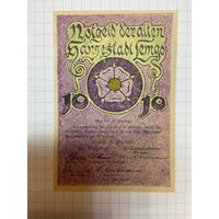 10 пфеннигов (нотгельды) г. Германия Лемго-1201