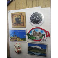 Лот магнитов/10 с рубля!