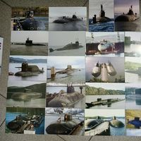 Набор из 20 открыток 2008г  Отечественные подводные лодки