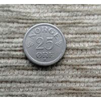 Werty71 Норвегия 25 эре 1957