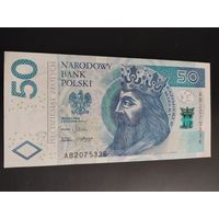 Польша. 50 злотых (образца 05.01.2012 года, P185, aUNC)