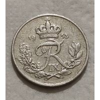 Дания 10 эре, 1953 (14-11-35)
