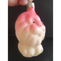Игрушка ёлочная Лев Симба, стекло. СССР