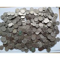 Никель 450 шт. 1950 - 1957 год. Домашнее хранение!