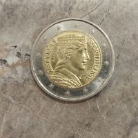 2 евро 2014 Латвия