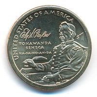 1 доллар США 2012 год Сакагавея Эли Сэмюэл Паркер двор Р _состояние aUNC/UNC