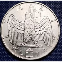 Италия 1 лира 1942 г.