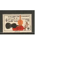 Турецкий Кипр-1984(Мих.155) , ** , Музыка  (одиночка)
