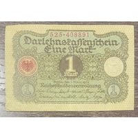 Банкнота 1 марка 1920 год. Веймарская республика.