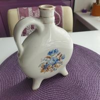 Штоф - куманец старинный.  Фарфор.Клеймо.  Коростень.  Сер. 20 в. 15х6х21 см.