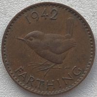 Великобритания 1 фартинг 1942 г.