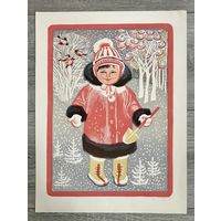 Н.Лопухова. Линогравюра.