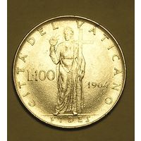 Ватикан, 100 Лир 1964 PAULUS VI