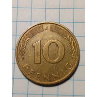 10 пфеннигов Германия 1989 J