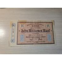 10 миллионов марок 1923 года, Германия.