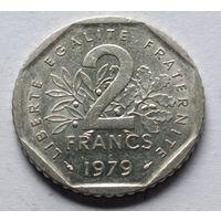 Франция. 2 франка 1979 года.