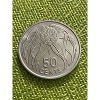 Кирибати. 50 центов 1979 год ( KM#6 "Орех пандауса" Тираж: 20 тысяч)